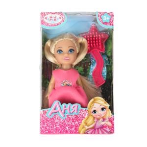 Кукла Аня 12 см, акс., кор КАРАПУЗ ANNA-BF6-BB (120)