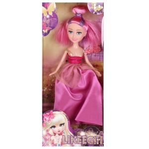 Кукла 23 см , в платье принцессы LIKEE GIRL в кор.2*72шт HW6006EB-DRESS-LG