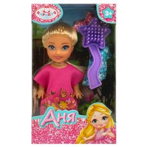 Кукла Аня 12 см, акс., кор КАРАПУЗ ANNA-C1-BB