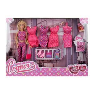 Кукла 29см София, руки и ноги сгиб., одежда, акс., кор. КАРАПУЗ DRESSFW2-S-BB-WOD
