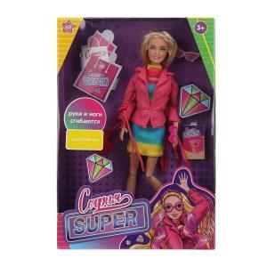 Кукла 29см София, руки и ноги сгиб., кор. КАРАПУЗ SFS-15-BB-B-WOD