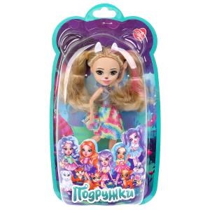 Кукла 15 см подружки, ноги сгиб, кенгуру, блист КАРАПУЗ DE05-RU (144)