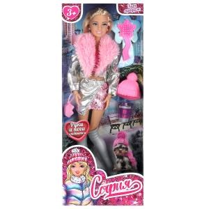 Кукла 29см София, руки и ноги сгиб., акс, кор КАРАПУЗ 66001-W31-S-BB