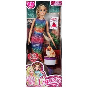 Кукла 29см София, руки и ноги сгиб., кор КАРАПУЗ 66001BOX-C31-S-BB (24)
