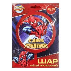 Фольгированный шар -круг человек паук ЧУДО ПРАЗДНИК FBC-111234-SM