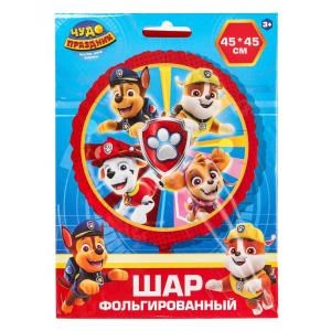Фольгированный шар -круг щенячий патруль ЧУДО ПРАЗДНИК FBC-111231-PW