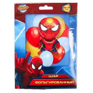 Шар фольгированная фигура человек паук 48*78 см ЧУДО ПРАЗДНИК FBF-113339-SM