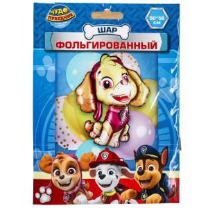 Шар фольгированная фигура щенячий патруль Скай 50*58 см ЧУДО ПРАЗДНИК FBF-113344-PP