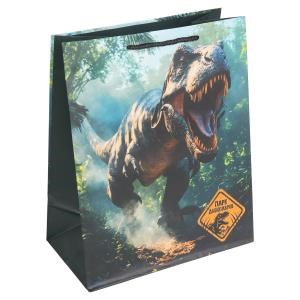 Пакет подарочный МАТОВЫЙ l,динозавр,140 гр/м2 ЧУДО ПРАЗДНИК PL-130541-JP