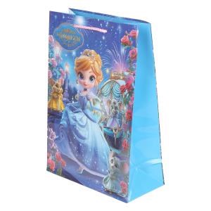 Пакет подарочный глянцевый ml,принцесса,140 гр/м2 ЧУДО ПРАЗДНИК PML-130572-PR