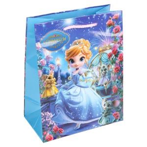 Пакет подарочный глянцевый м,принцесса,140 гр/м2 ЧУДО ПРАЗДНИК PM-130571-PR