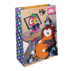 Пакет подарочный МАТОВЫЙ СОЮЗМУЛЬТФИЛЬМ xl,140 гр/м2 ЧУДО ПРАЗДНИК PXL-109924-PK (60)