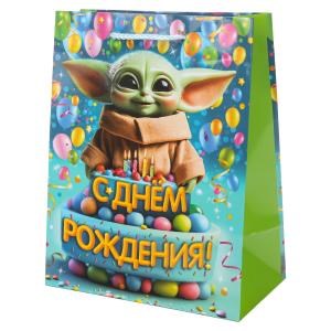 Пакет подарочный глянцевый м,воин звезд,140 гр/м2 ЧУДО ПРАЗДНИК PM-130519-SW