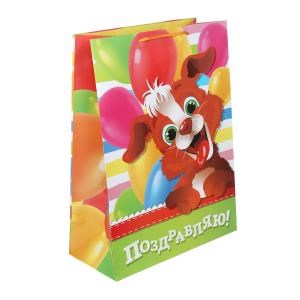 Пакет подарочный МАТОВЫЙ xl,поздравляем,140 гр/м2 ЧУДО ПРАЗДНИК PXL-102961-PZDR (60)