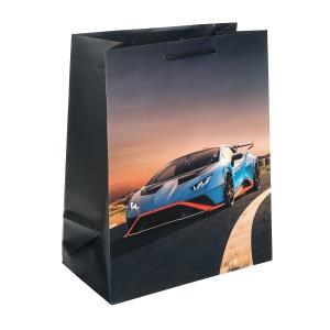 Пакет подарочный МАТОВЫЙ l,спорткар,140 гр/м2 ЧУДО ПРАЗДНИК PL-102346-LG (120)