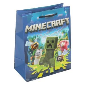 Пакет подарочный глянцевый м,пиксели,140 гр/м2 ЧУДО ПРАЗДНИК PM-130232-MN