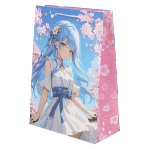 Пакет подарочный глянцевый ml глянцевый,аниме,140 гр/м2 ЧУДО ПРАЗДНИК PML-124676-ANM1