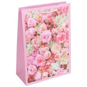 Пакет подарочный МАТОВЫЙ ml,цветы,140 гр/м2 ЧУДО ПРАЗДНИК PML-122760-FW5