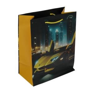 Пакет подарочный МАТОВЫЙ l, автоламб,140 гр/м2 ЧУДО ПРАЗДНИК PL-122070-LMB
