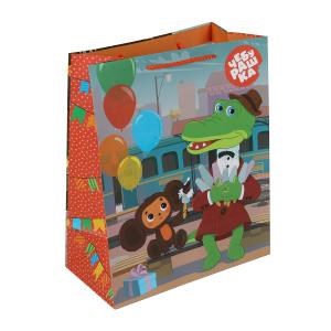 Пакет подарочный МАТОВЫЙ СОЮЗМУЛЬТФИЛЬМ l,140 гр/м2 ЧУДО ПРАЗДНИК PL-111160-CH2 (120)