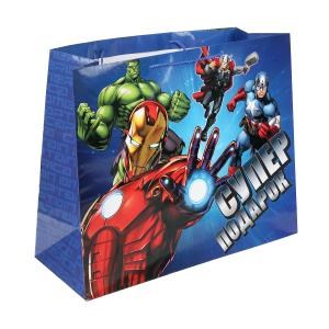 Пакет подарочный глянцевый xxl,супергерои,190 гр/м2 ЧУДО ПРАЗДНИК PXXL-97428-SH (60)