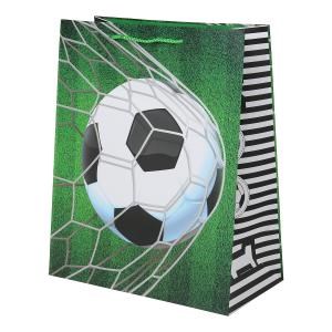 Пакет подарочный МАТОВЫЙ l,футбол,140 гр/м2 ЧУДО ПРАЗДНИК PL-107420-FB (120)