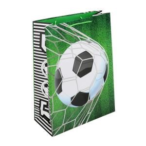 Пакет подарочный МАТОВЫЙ xl,футбол,140 гр/м2 ЧУДО ПРАЗДНИК PXL-107421-FB (60)