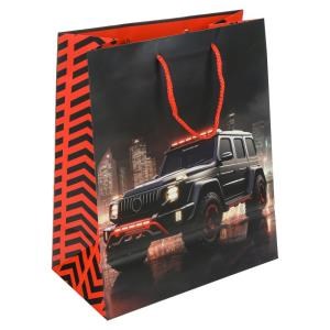 Пакет подарочный МАТОВЫЙ ml,спорткар,140 гр/м2 ЧУДО ПРАЗДНИК PML-107497-A