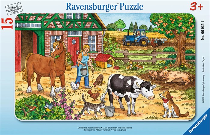 Пазл Ravensburger, Happy Farm Life 15T 30998864