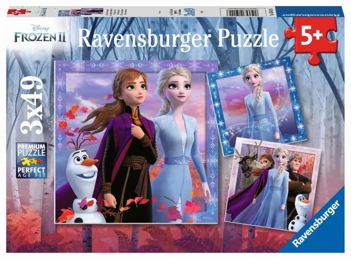 Пазл Ravensburger, с изображением Frozen 2, 3x49 32621254