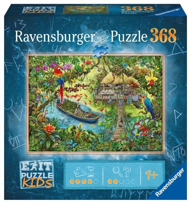 Пазлы Ravensburger 368 деталей с изображением джунглей 28284382