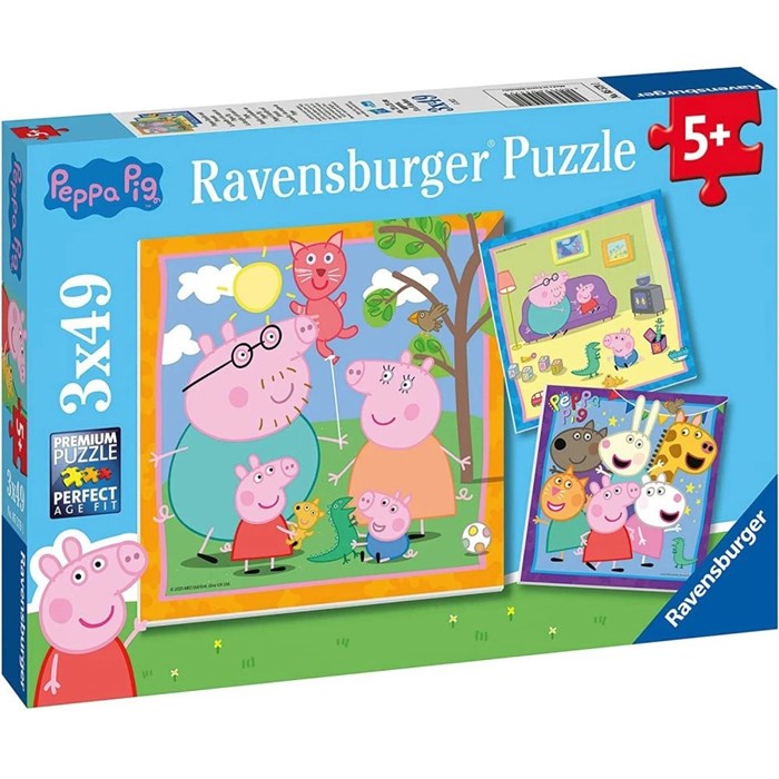 Пазл Ravensburger Peppa Pig Triple 108246965
