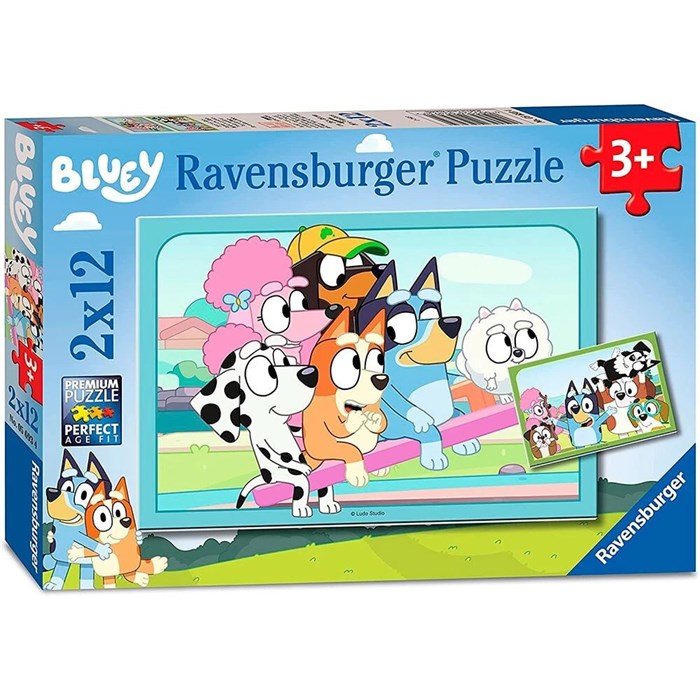 Пазл Ravensburger Bluey 2 в 1 131342623