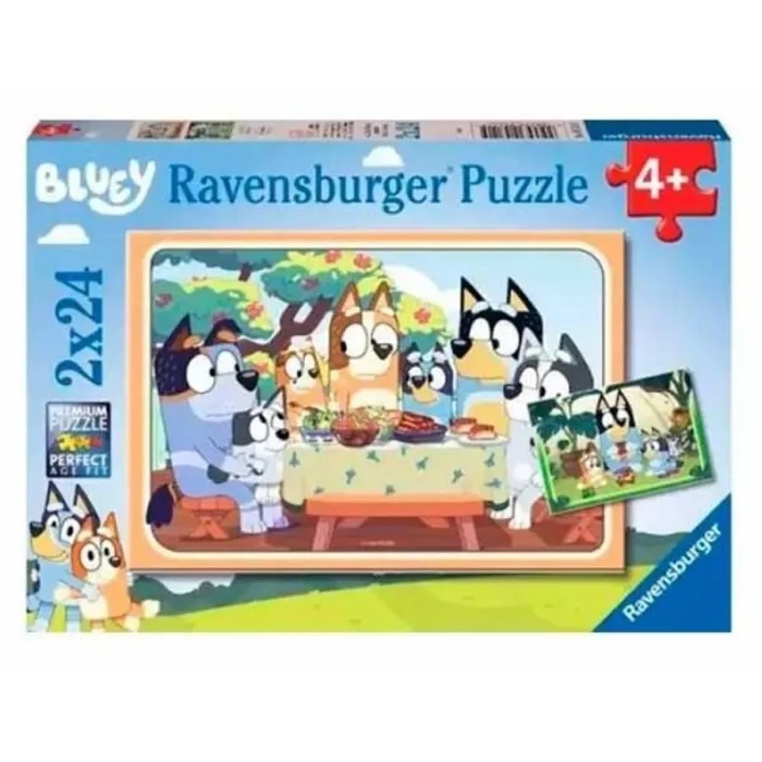 Пазл Ravensburger Bluey двойной 150085930