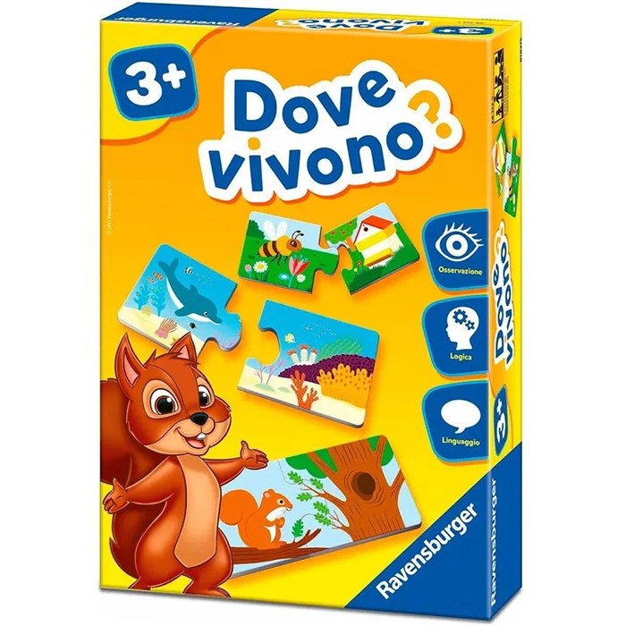 Настольная игра Ravensburger Животные и среда обитания 192205896