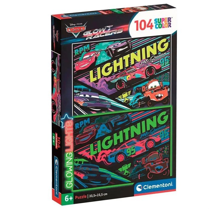 Пазл Clementoni Disney Cars светящийся в темноте 140637824