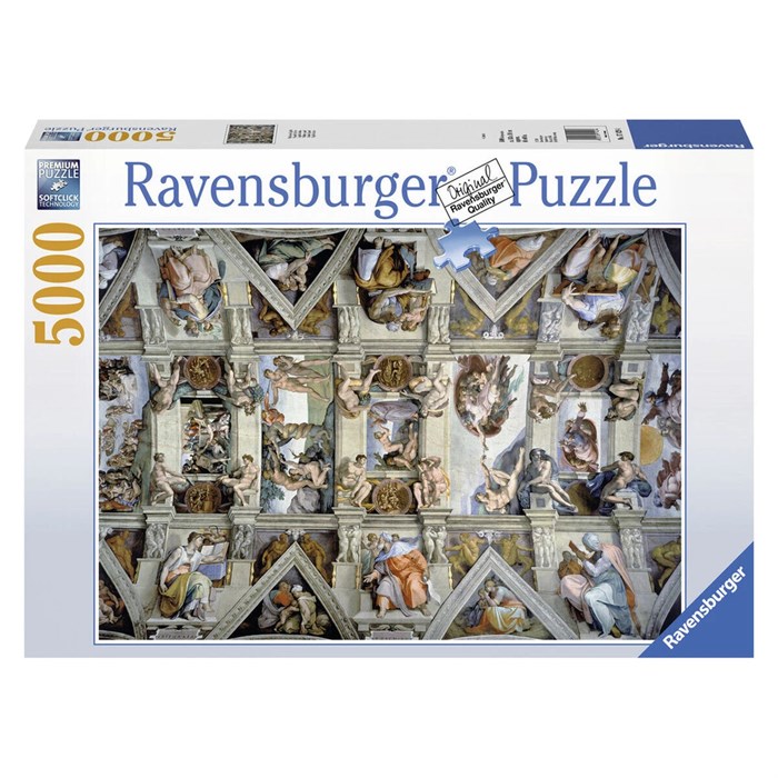 Головоломка Ravensburger 17429 The Sistine Chapel - Michelangelo 5000 Предметы 115386745