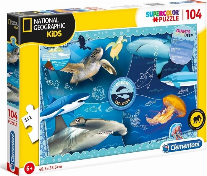 Пазл Clementoni National Geo Kids Ocean Explorer 140503218