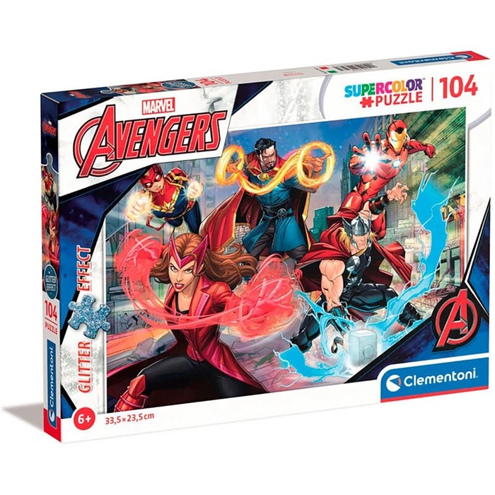 Пазл Clementoni The Avengers Glitter Effect 109275297