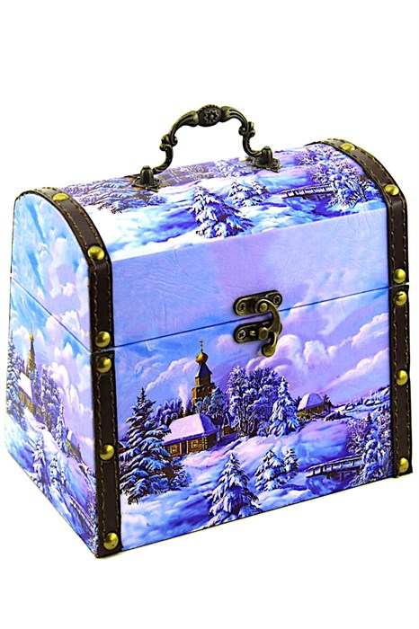 Новогодний сундучок "В серебре" 500г ТС-00000184