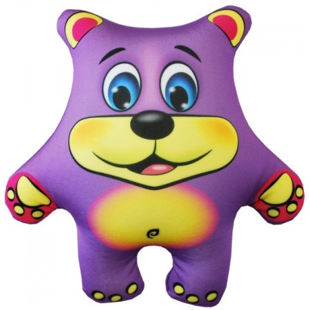 Игрушка Медведь фиолетовый Аи02жив35