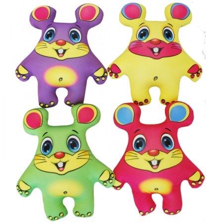 Набор мини Игрушки Мыши цветные, 4 шт. Ап05наб04