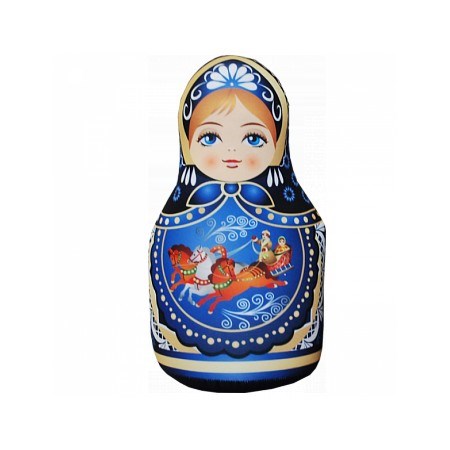 Игрушка Матрешка синяя  01 Аи19мат04