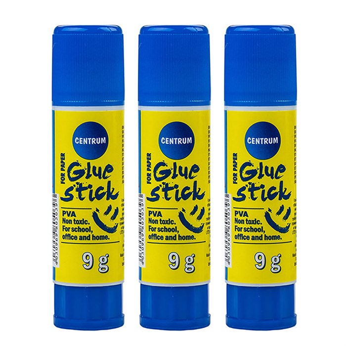 73335 Клей-карандаш 9 гр. CENTRUM на ПВА основе 3 шт 73335