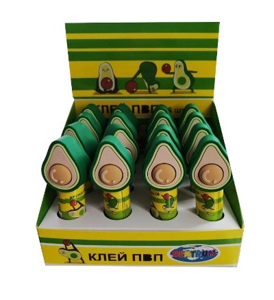 87945 Клей карандаш CENTRUM Авокадо, 9 г на ПВП основе 87945