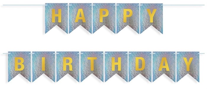 Гирлянда "Happy Birthday" 615144 615144