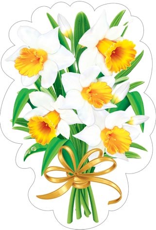 Украшение на скотче "Цветы" 7-65-8045 7-65-8045