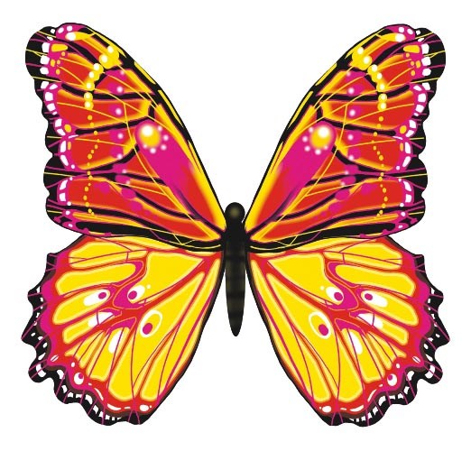 Украшения на скотче "Бабочка" УС-007 УС-007