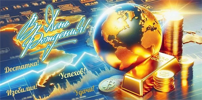 Конверт для денег "В День Рождения! Достатка! Успехов" 5.0001799 5.0001799