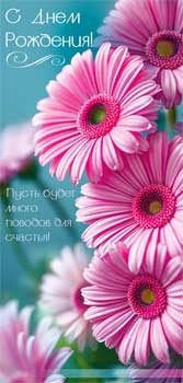 Конверт для денег "С Днём Рождения" 90-2086 90-2086